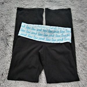 PINK Victoria's Secret yoga pants size medium blue